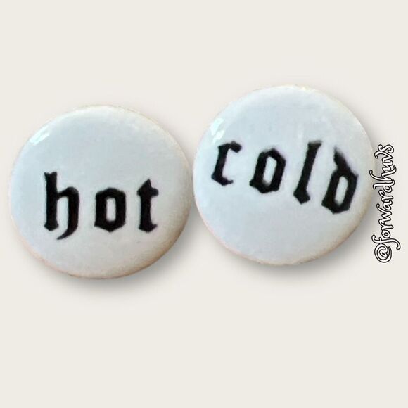 Unique Ceramic Cufflinks Made from Old Faucet Centers - Picture 3 of 11